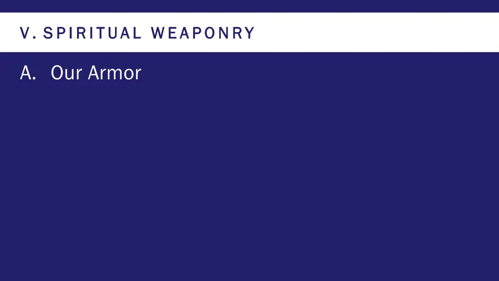 v v spiritual weaponry spiritual weaponry