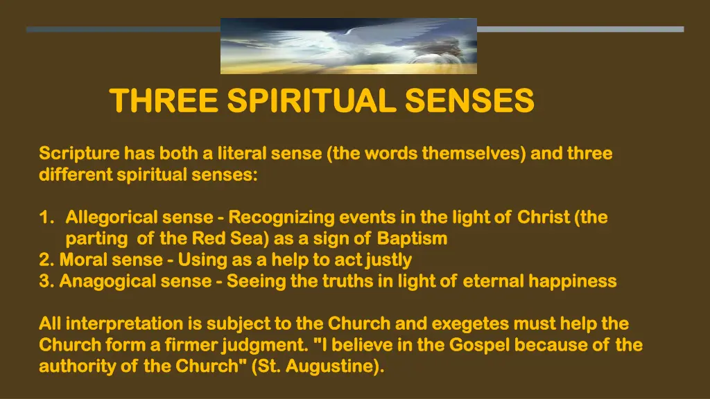 three spiritual senses three spiritual senses