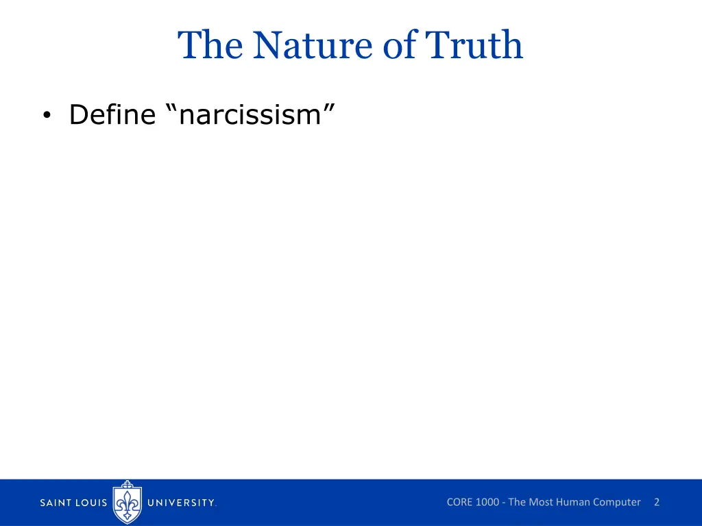 the nature of truth