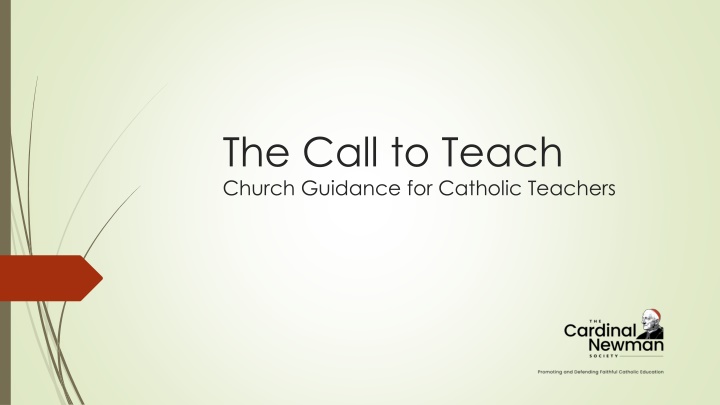 the call to teach church guidance for catholic