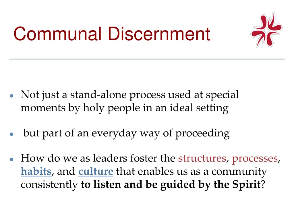 communal discernment 1