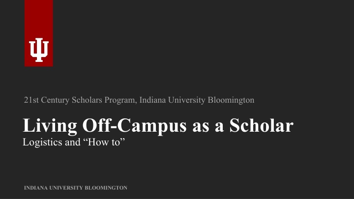 21st century scholars program indiana university