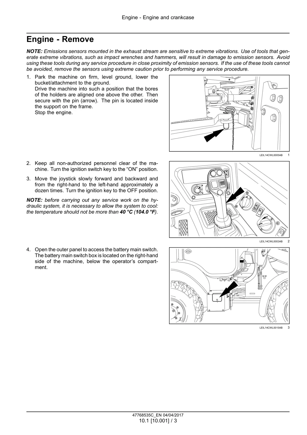 engine engine and crankcase