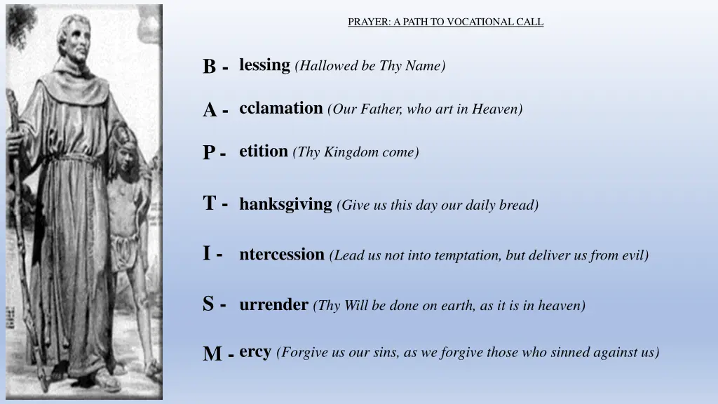 prayer a path to vocational call 11