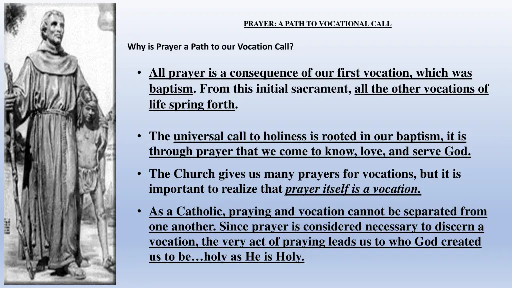 prayer a path to vocational call 7