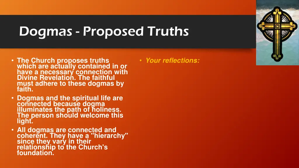 dogmas proposed truths 1