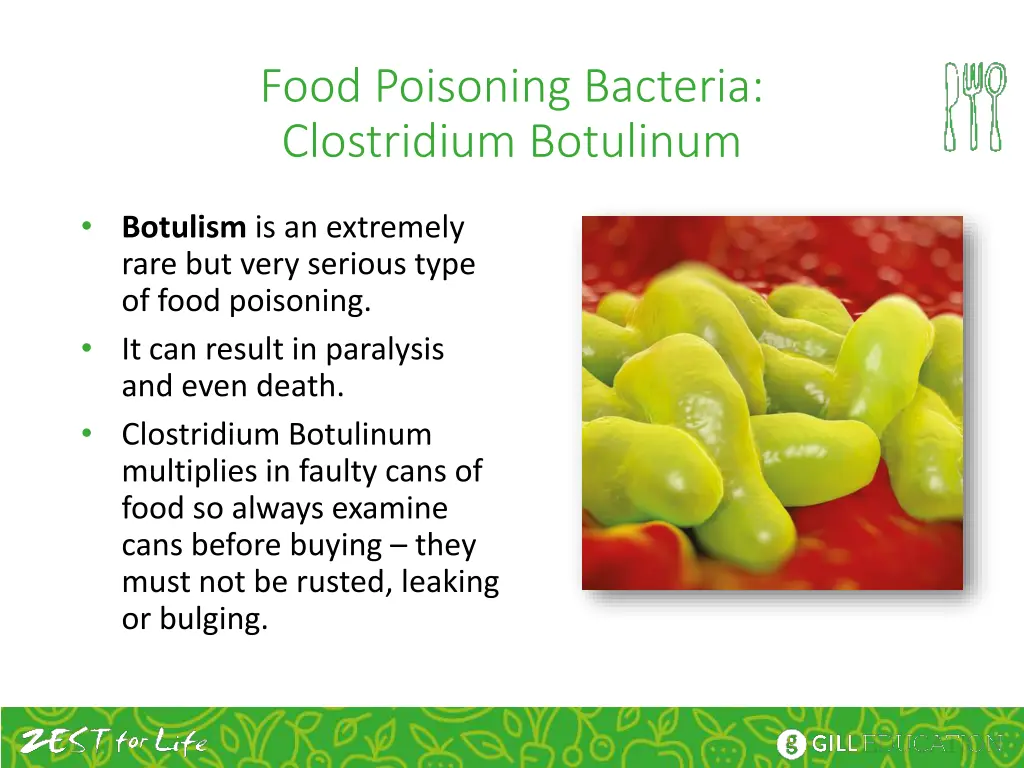 food poisoning bacteria clostridium botulinum