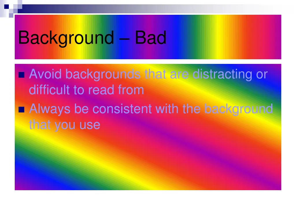 background bad