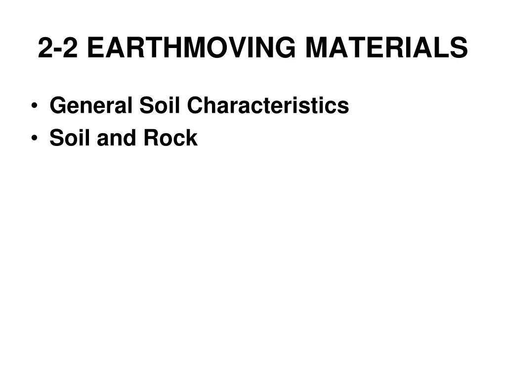 2 2 earthmoving materials