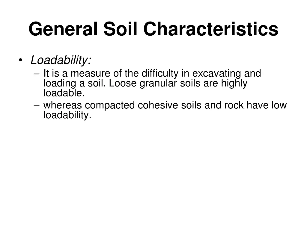 general soil characteristics 2