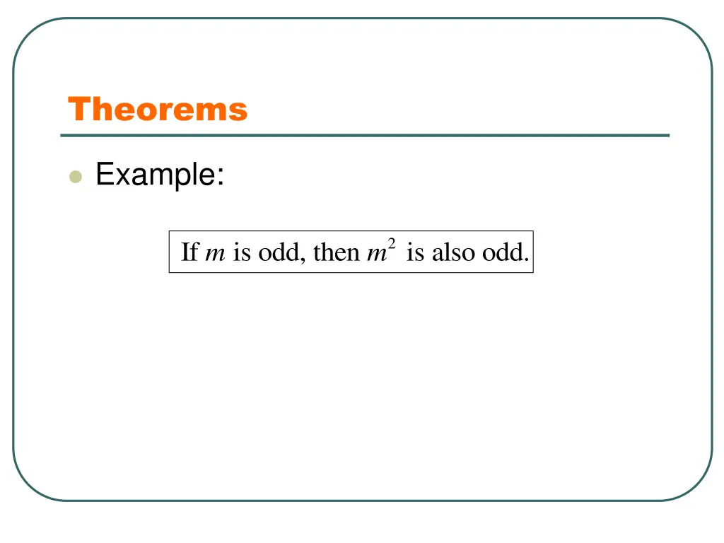 theorems