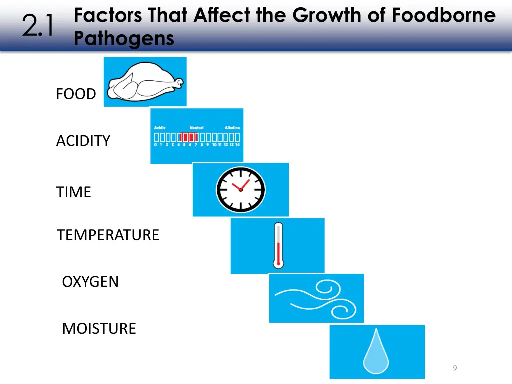 factors that affect the growth of foodborne