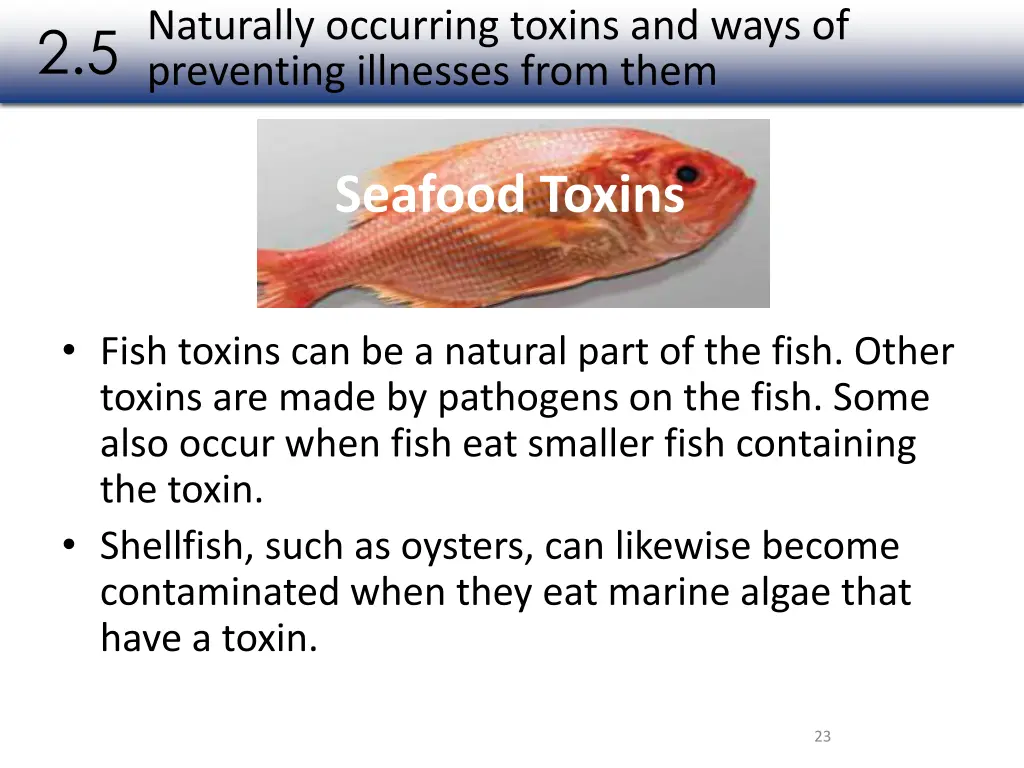 naturally occurring toxins and ways of preventing