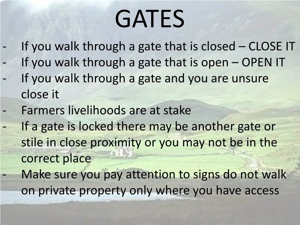 gates