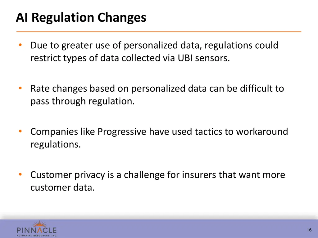 ai regulation changes