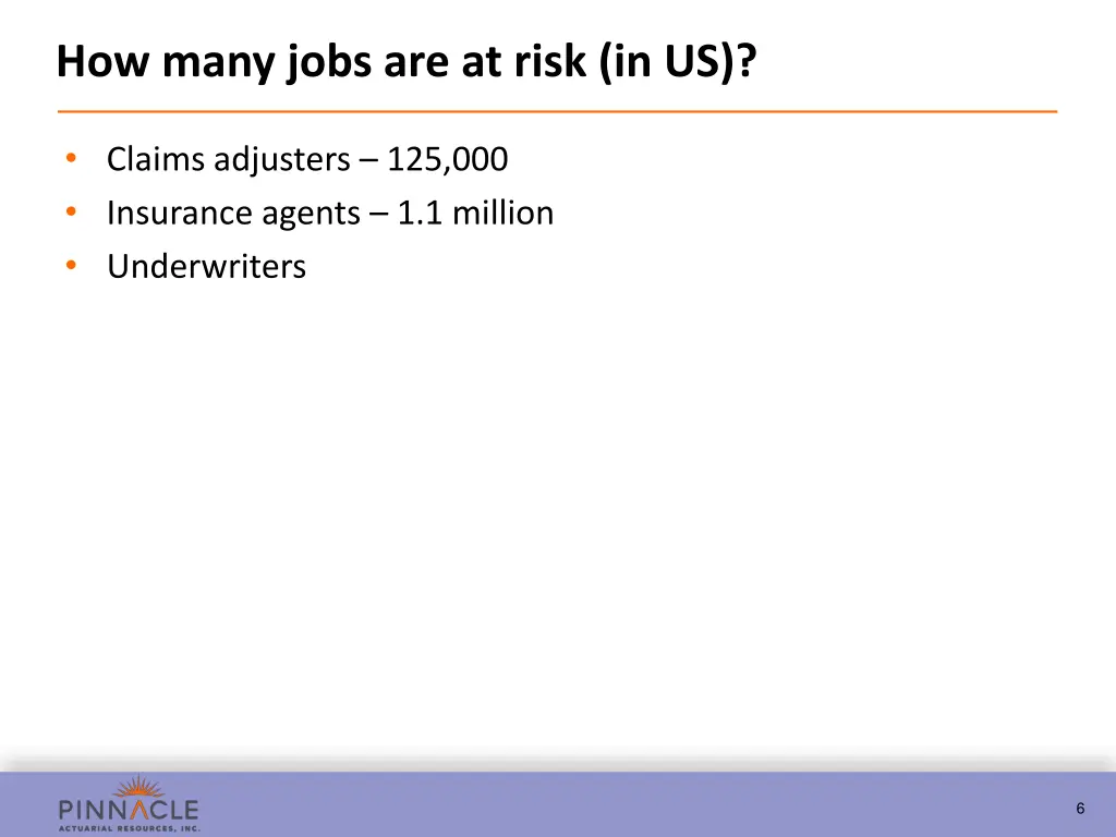 how many jobs are at risk in us