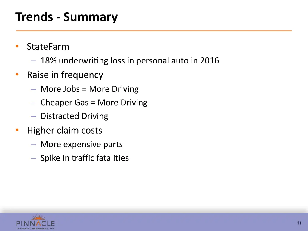 trends summary