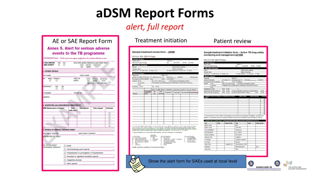 adsm report forms alert full report