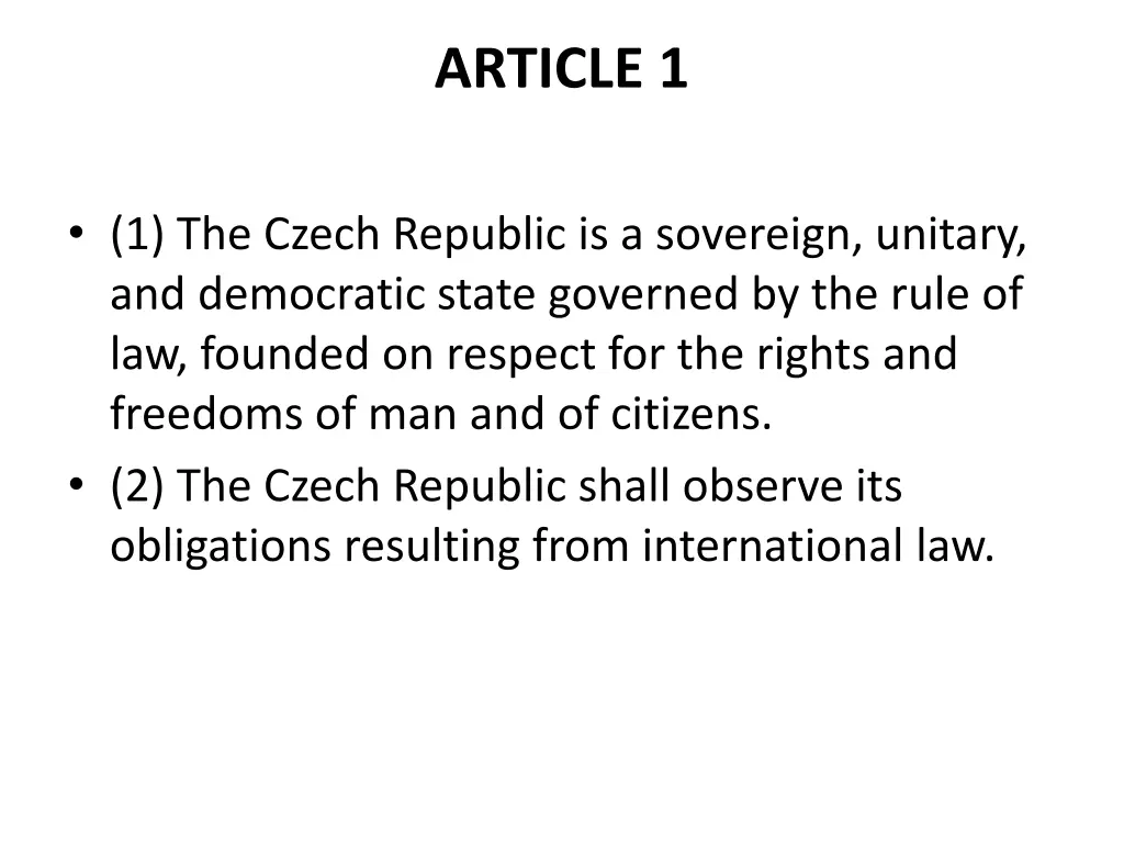 article 1