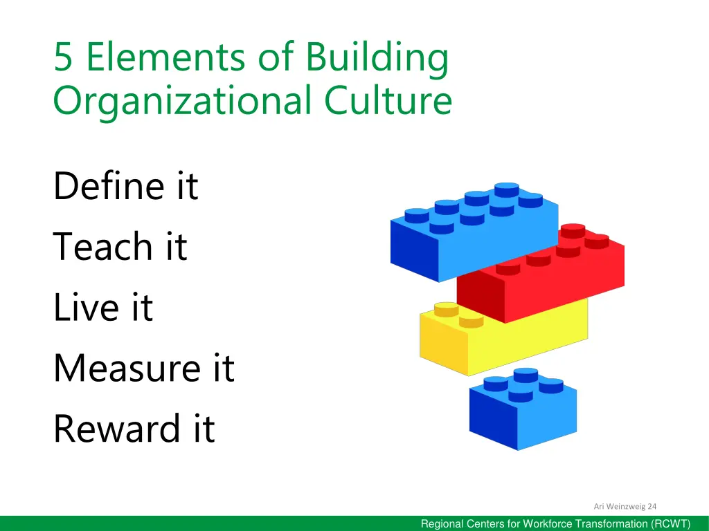 5 elements of building organizational culture