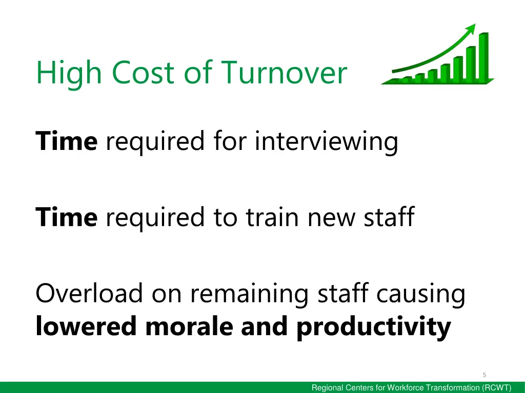 high cost of turnover