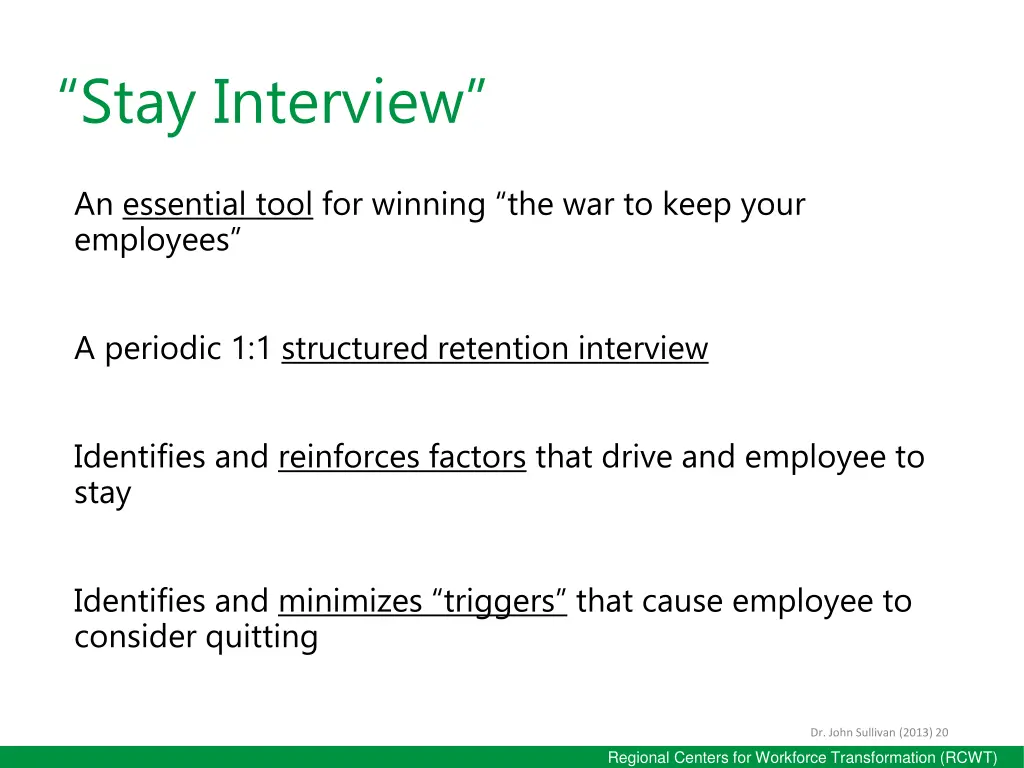 stay interview