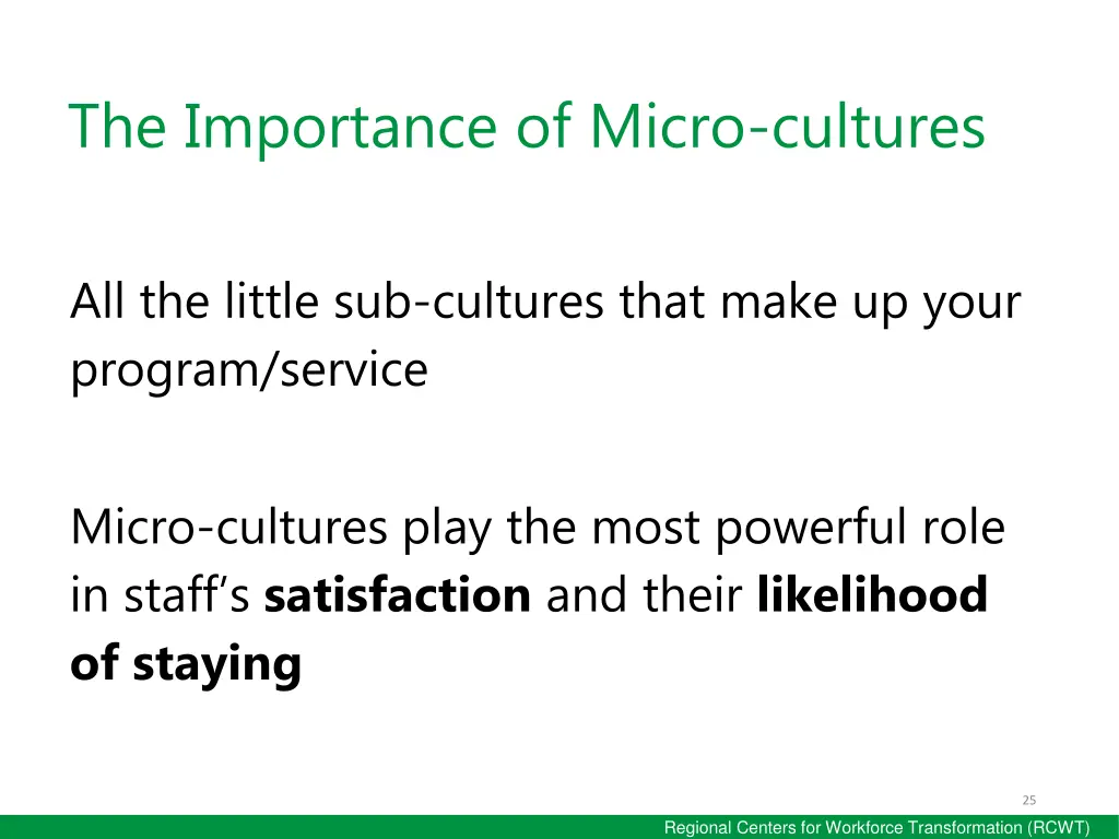 the importance of micro cultures