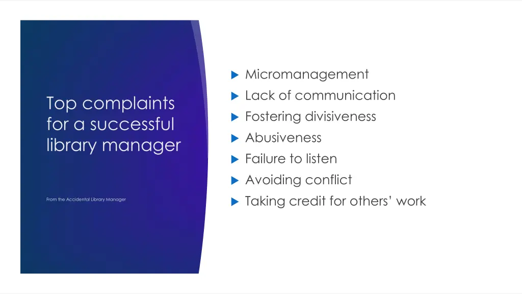 micromanagement lack of communication fostering