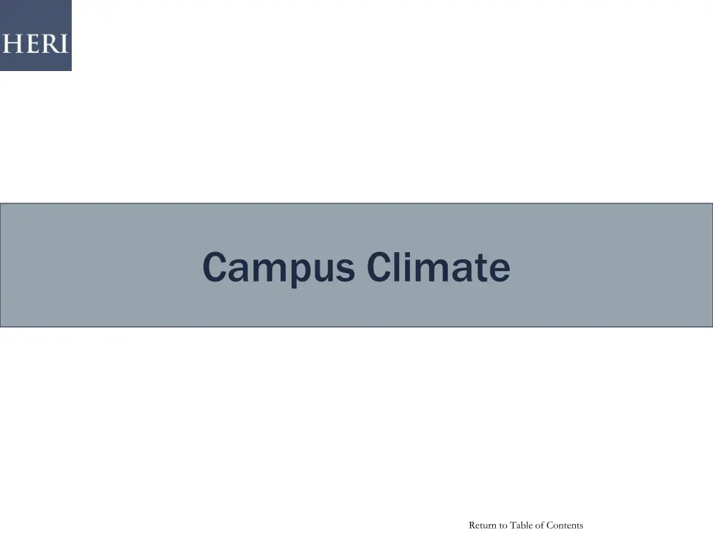 campus climate