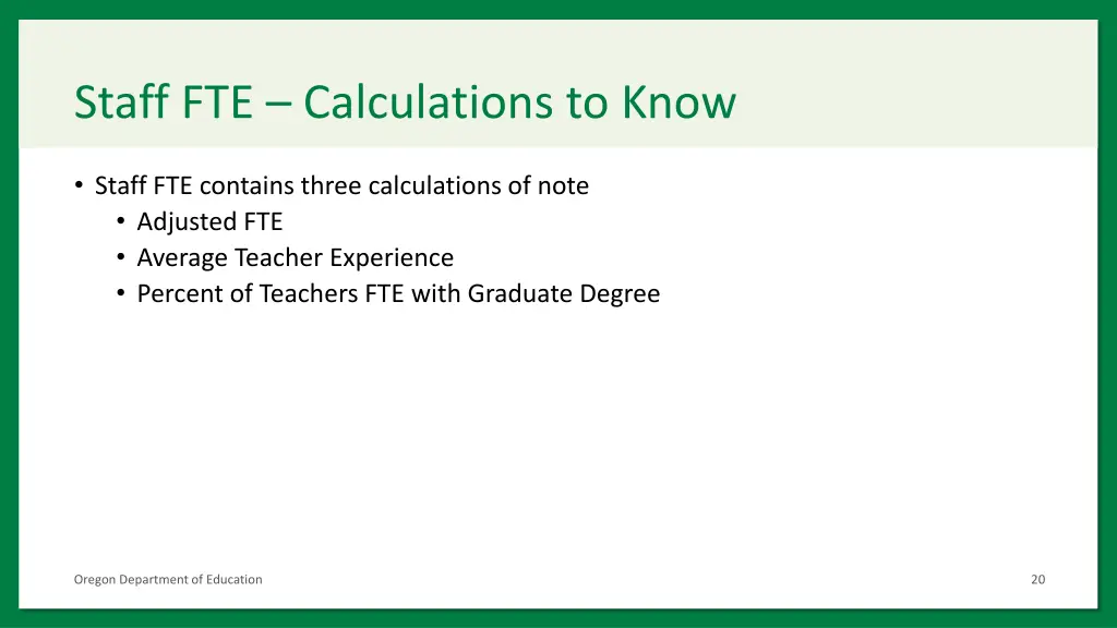 staff fte calculations to know