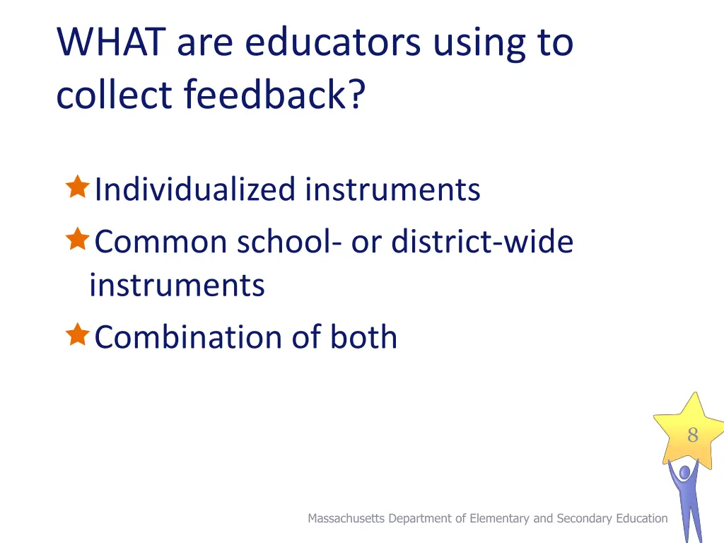 what are educators using to collect feedback