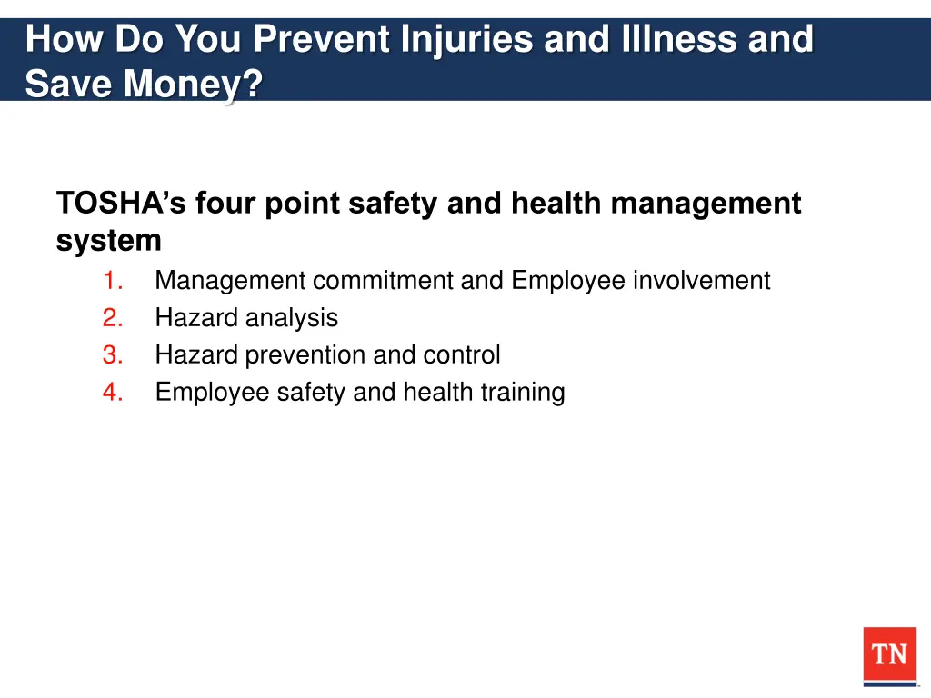 how do you prevent injuries and illness and save