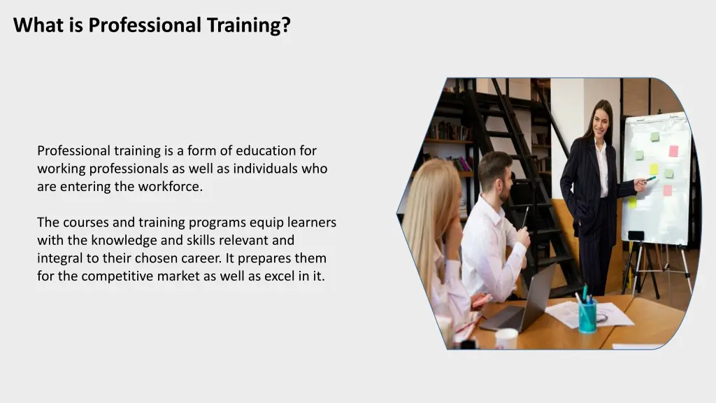 what is professional training