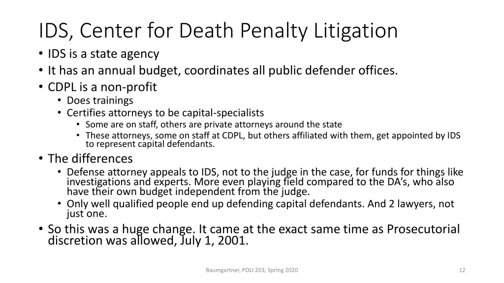 ids center for death penalty litigation