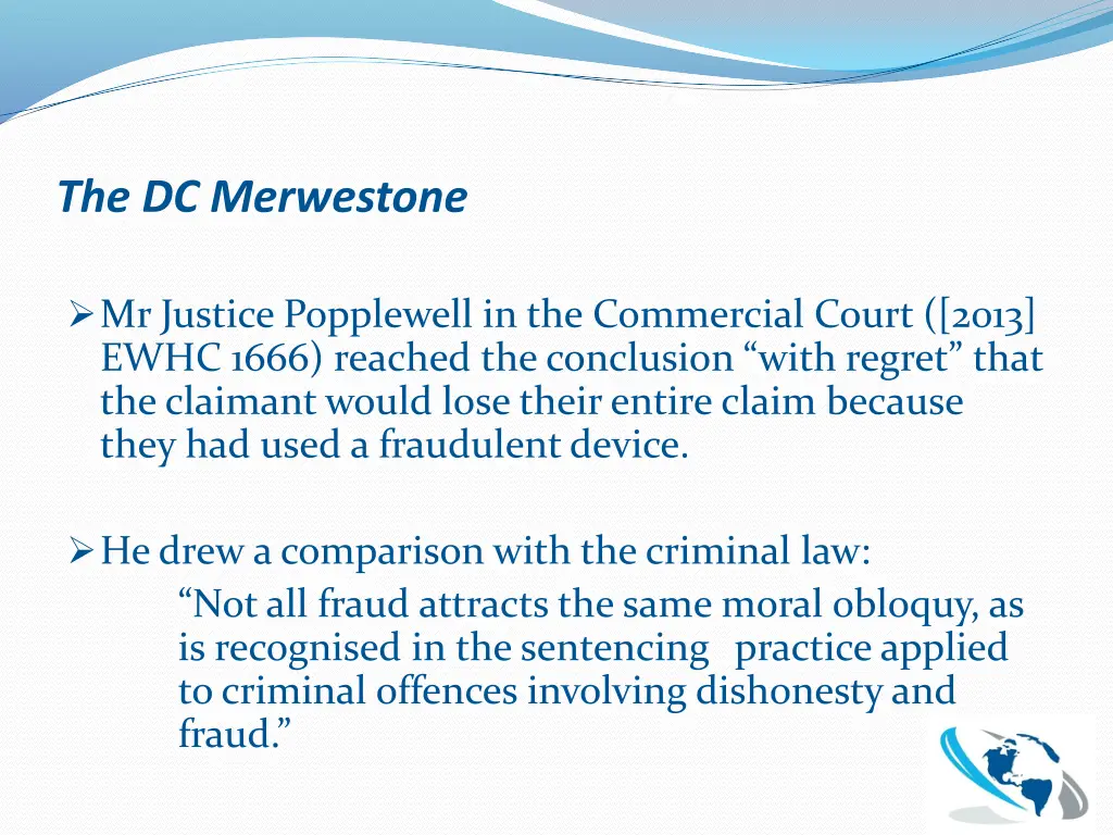 the dc merwestone