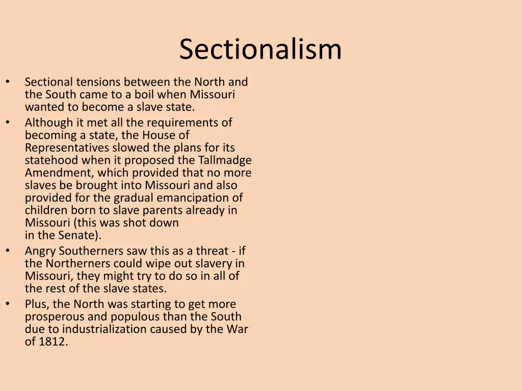 sectionalism