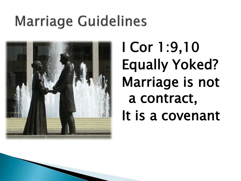 i i cor equally yoked marriage is not a contract