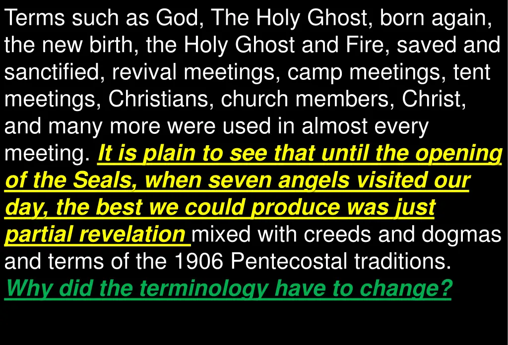 terms such as god the holy ghost born again