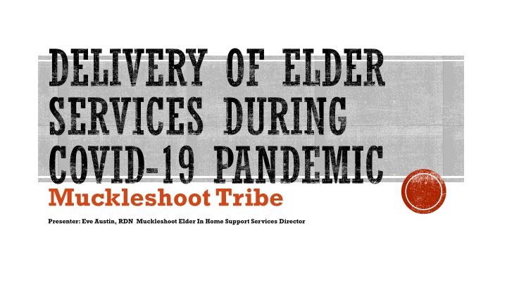 delivery of elder services during covid