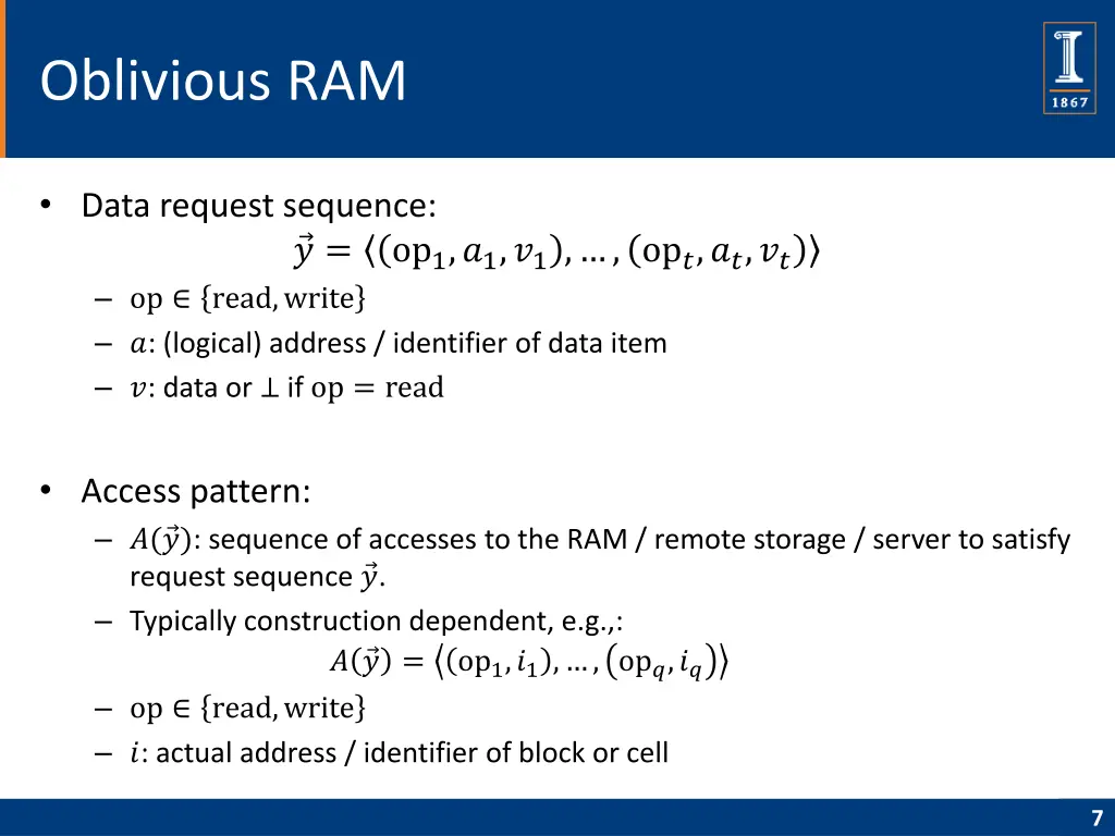 oblivious ram 1