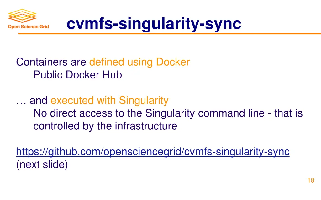 cvmfs singularity sync