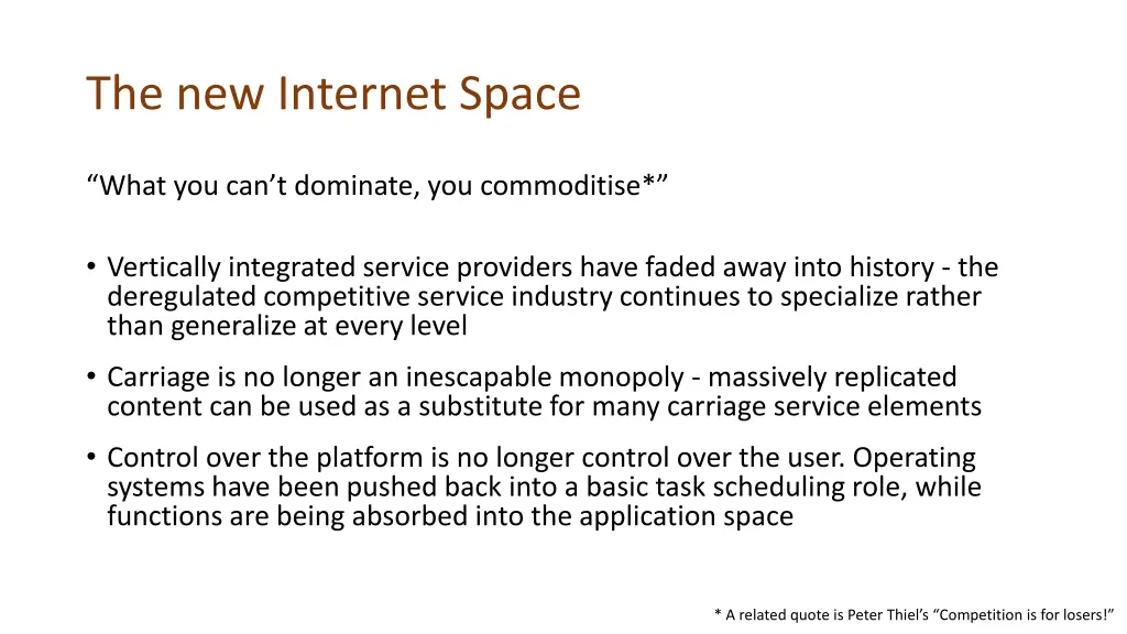 the new internet space