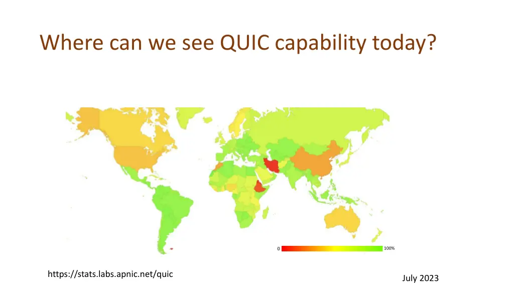 where can we see quic capability today