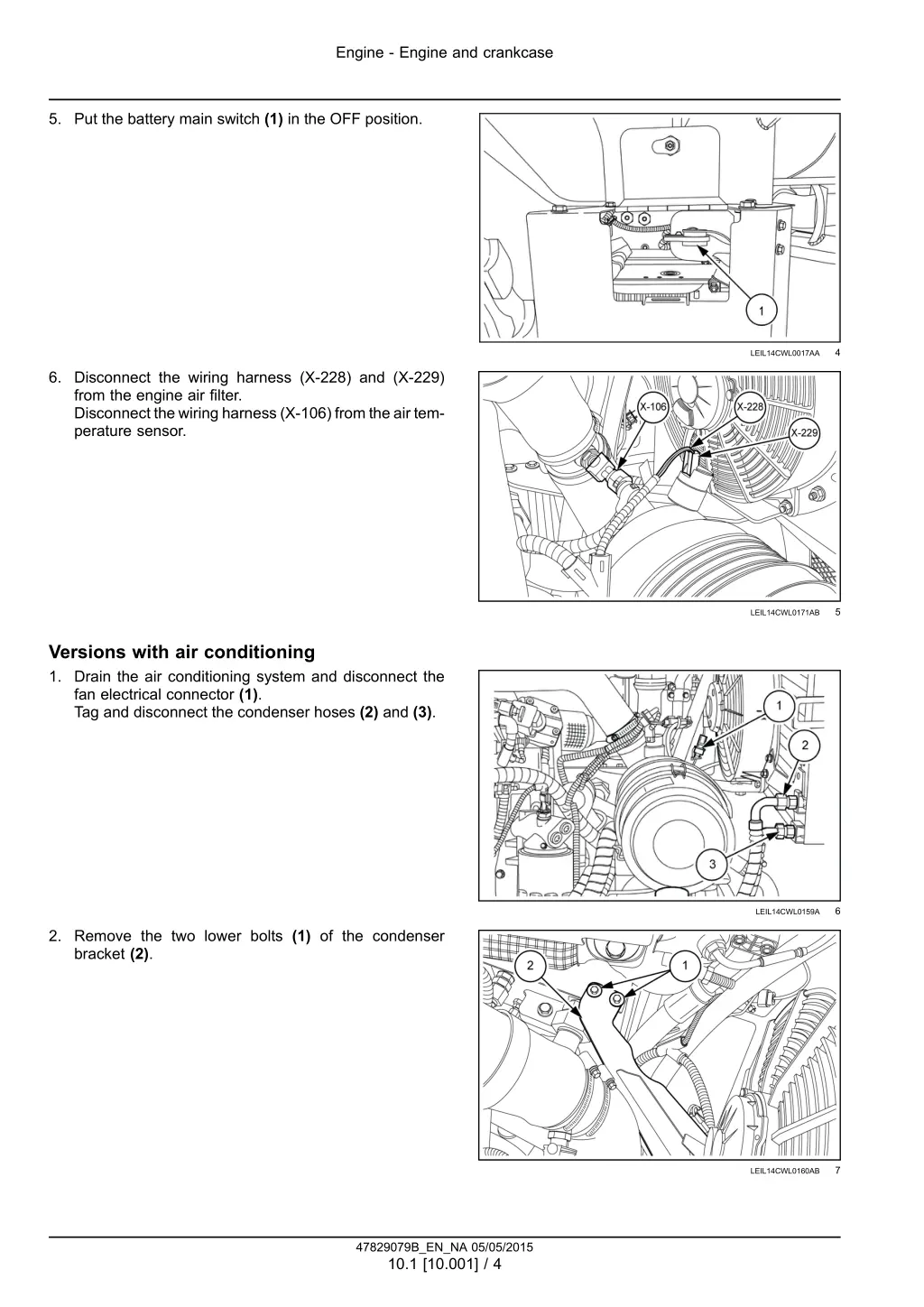 engine engine and crankcase 1