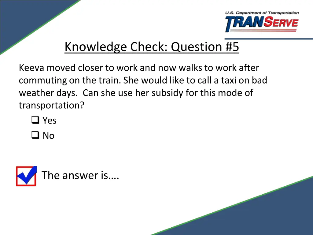 knowledge check question 5