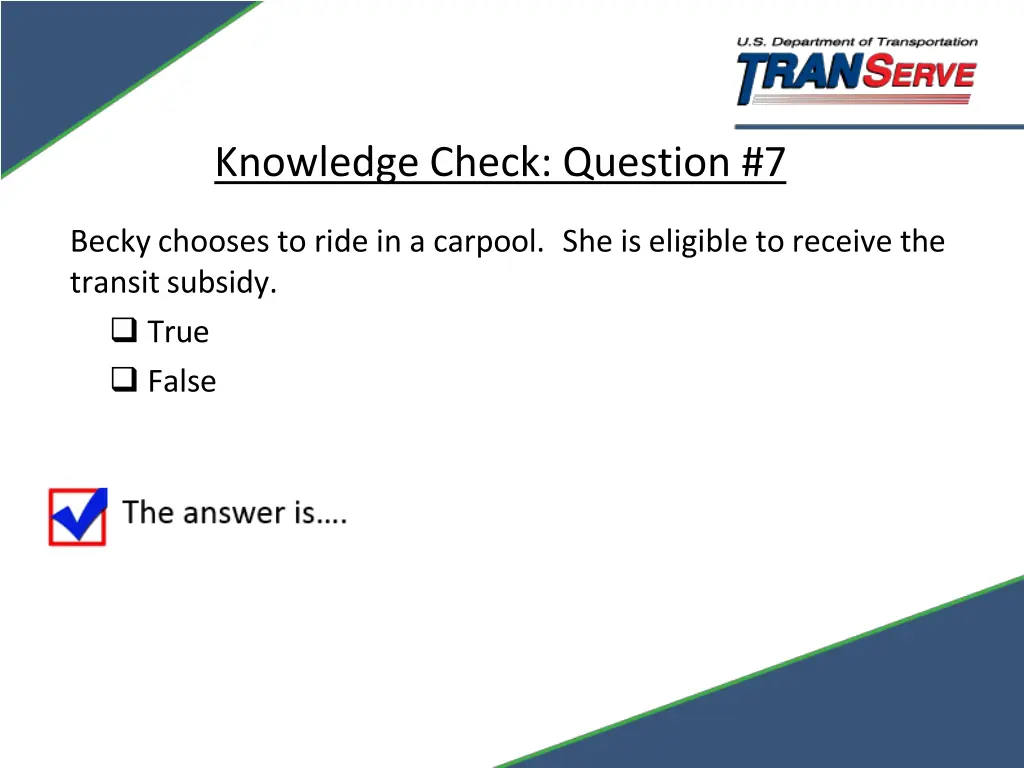 knowledge check question 7