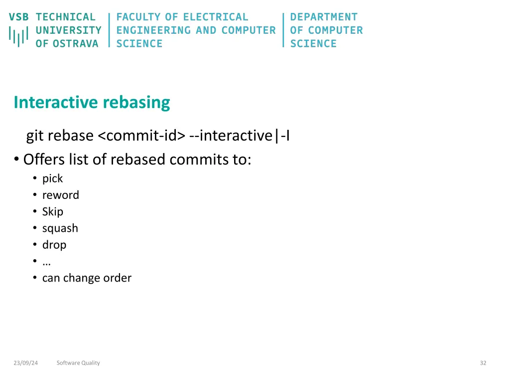 interactive rebasing