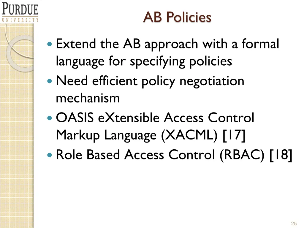 ab policies