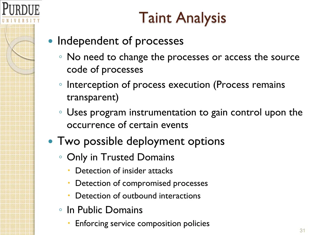 taint analysis