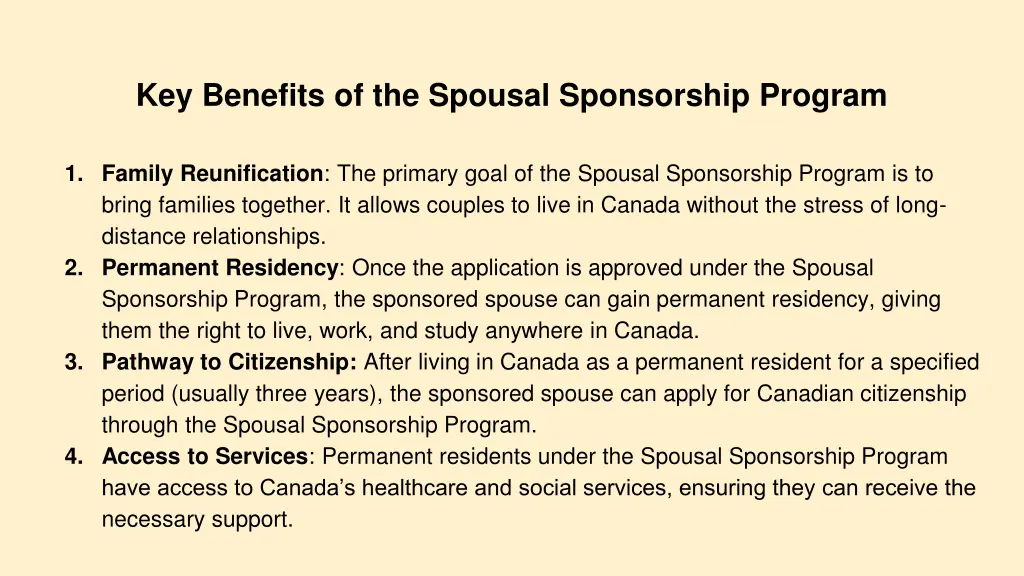 key benefits of the spousal sponsorship program 2